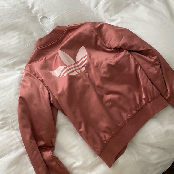 adidas Jackets & Blazers - Adidas satin bomber